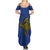 Papua New Guinea Gulf Province Summer Maxi Dress PNG Birds Of Paradise Polynesian Arty Style LT03 - Polynesian Pride