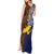 Papua New Guinea Manus Province Tank Maxi Dress PNG Birds Of Paradise Polynesian Arty Style LT03 - Polynesian Pride