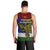 Papua New Guinea Milne Bay Province Men Tank Top PNG Birds Of Paradise Polynesian Arty Style LT03 - Polynesian Pride