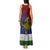 Papua New Guinea Milne Bay Province Tank Maxi Dress PNG Birds Of Paradise Polynesian Arty Style LT03 - Polynesian Pride