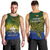 Papua New Guinea Morobe Province Men Tank Top PNG Birds Of Paradise Polynesian Arty Style LT03 - Polynesian Pride