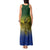 Papua New Guinea Morobe Province Tank Maxi Dress PNG Birds Of Paradise Polynesian Arty Style LT03 - Polynesian Pride