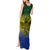 Papua New Guinea Morobe Province Tank Maxi Dress PNG Birds Of Paradise Polynesian Arty Style LT03 - Polynesian Pride