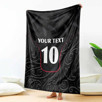 Custom New Zealand Rugby Blanket Maori All Black Championship 2024 and Silver Fern LT03 - Polynesian Pride