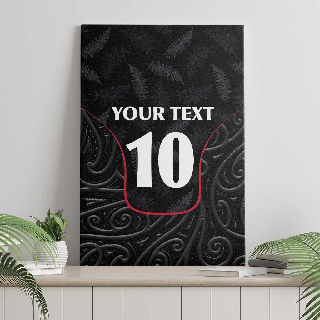 Custom New Zealand Rugby Canvas Wall Art Maori All Black Championship 2024 and Silver Fern LT03 - Polynesian Pride