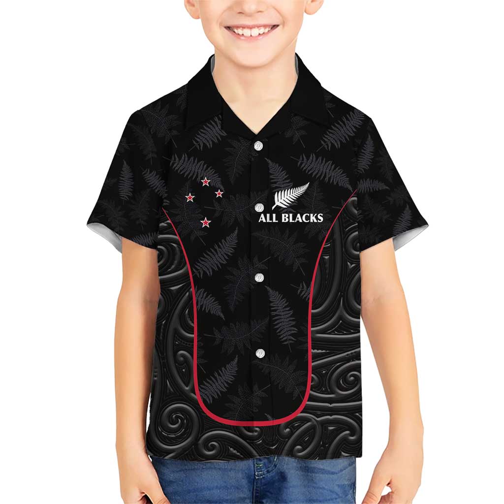 Custom New Zealand Rugby Hawaiian Shirt Maori All Black Championship 2024 and Silver Fern LT03 - Polynesian Pride