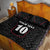 Custom New Zealand Rugby Quilt Bed Set Maori All Black Championship 2024 and Silver Fern