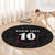 Custom New Zealand Rugby Round Carpet Maori All Black Championship 2024 and Silver Fern