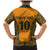 Custom Australia Rugby Championship 2024 Family Matching Mermaid Dress and Hawaiian Shirt Aboriginal Art Tattoo Pattern