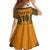 Custom Australia Rugby Championship 2024 Family Matching Mermaid Dress and Hawaiian Shirt Aboriginal Art Tattoo Pattern