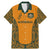 Custom Australia Rugby Championship 2024 Family Matching Mermaid Dress and Hawaiian Shirt Aboriginal Art Tattoo Pattern