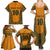 Custom Australia Rugby Championship 2024 Family Matching Summer Maxi Dress and Hawaiian Shirt Aboriginal Art Tattoo Pattern