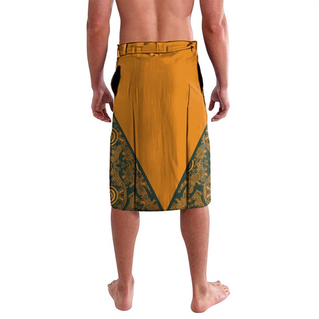 Custom Australia Rugby Championship 2024 Lavalava Aboriginal Art Tattoo Pattern LT03 - Polynesian Pride