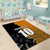 Custom New Zealand and Australia Rugby Championship 2024 Area Rug Maori Warrior and Kangaroo Mascot with Fern Aboriginal