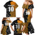 Custom New Zealand and Australia Rugby Championship 2024 Family Matching Mermaid Dress and Hawaiian Shirt Maori Warrior and Kangaroo Mascot with Fern Aboriginal