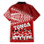 Tonga Rugby Family Matching Long Sleeve Bodycon Dress and Hawaiian Shirt Sipi Tau Dance Ngatu Pattern LT03 - Polynesian Pride