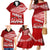 Tonga Rugby Family Matching Mermaid Dress and Hawaiian Shirt Sipi Tau Dance Ngatu Pattern LT03 - Polynesian Pride