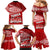 Tonga Rugby Family Matching Mermaid Dress and Hawaiian Shirt Sipi Tau Dance Ngatu Pattern LT03 - Polynesian Pride