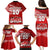 Personalised Tonga Rugby Family Matching Puletasi Dress and Hawaiian Shirt Sipi Tau Dance Ngatu Pattern LT03 - Polynesian Pride