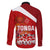 Tonga Rugby Family Matching Mermaid Dress and Hawaiian Shirt Sipi Tau Dance Coat of Arms Ngatu Pattern LT03 - Polynesian Pride