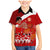 Tonga Rugby Family Matching Mermaid Dress and Hawaiian Shirt Sipi Tau Dance Coat of Arms Ngatu Pattern LT03 Son's Shirt Red - Polynesian Pride