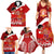 Tonga Rugby Family Matching Summer Maxi Dress and Hawaiian Shirt Sipi Tau Dance Coat of Arms Ngatu Pattern LT03 - Polynesian Pride