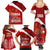 Tonga Rugby Family Matching Summer Maxi Dress and Hawaiian Shirt Sipi Tau Dance Coat of Arms Ngatu Pattern LT03 - Polynesian Pride