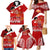 Personalised Tonga Rugby Family Matching Mermaid Dress and Hawaiian Shirt Sipi Tau Dance Coat of Arms Ngatu Pattern LT03 - Polynesian Pride