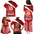 Personalised Tonga Rugby Family Matching Puletasi Dress and Hawaiian Shirt Sipi Tau Dance Coat of Arms Ngatu Pattern LT03 - Polynesian Pride