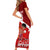 Personalised Tonga Rugby Family Matching Short Sleeve Bodycon Dress and Hawaiian Shirt Sipi Tau Dance Coat of Arms Ngatu Pattern LT03 - Polynesian Pride