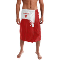 Tonga Rugby Custom Lavalava Sipi Tau - Six Seven Six to the World LT03 Red - Polynesian Pride