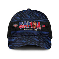 Toa Samoa Rugby Baseball Net Cap Siva Tau - Samoan Warriors Pacific Pattern