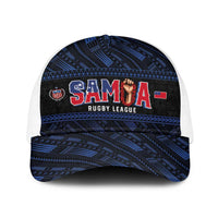 Toa Samoa Rugby Baseball Net Cap Siva Tau - Samoan Warriors Pacific Pattern