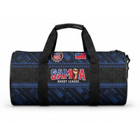 Toa Samoa Rugby Duffle Bag Siva Tau - Samoan Warriors Pacific Pattern LT03 One size Navy - Polynesian Pride