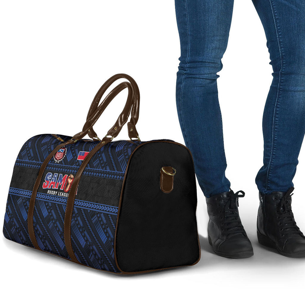 Toa Samoa Rugby Travel Bag Siva Tau - Samoan Warriors Pacific Pattern LT03 - Polynesian Pride