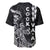 Cook Islands Vaa Polynesian Art Tattoo Baseball Jersey Black Color