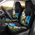 Hawaiian Plumeria and Turtle Car Seat Cover with Polynesian Tribal Art Pattern Vintage Vibes