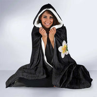 Hawaiian Plumeria and Turtle Hooded Blanket with Polynesian Tribal Art Pattern Vintage Vibes LT03 - Polynesian Pride