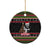 New Zealand Meri Kirihimete Ceramic Ornament Maori Warrior with Rugby Christmas Tree LT03 - Polynesian Pride