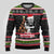 New Zealand Meri Kirihimete Ugly Christmas Sweater Maori Warrior with Rugby Christmas Tree LT03 - Polynesian Pride