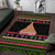 Personalized New Zealand Meri Kirihimete Area Rug Maori Warrior with Rugby Christmas Tree LT03 Black - Polynesian Pride