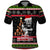 Personalized New Zealand Meri Kirihimete Polo Shirt Maori Warrior with Rugby Christmas Tree LT03 Black - Polynesian Pride