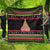 Personalized New Zealand Meri Kirihimete Quilt Maori Warrior with Rugby Christmas Tree LT03 - Polynesian Pride