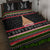 Personalized New Zealand Meri Kirihimete Quilt Bed Set Maori Warrior with Rugby Christmas Tree LT03 - Polynesian Pride