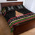 Personalized New Zealand Meri Kirihimete Quilt Bed Set Maori Warrior with Rugby Christmas Tree LT03 - Polynesian Pride