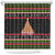 Personalized New Zealand Meri Kirihimete Shower Curtain Maori Warrior with Rugby Christmas Tree LT03 Black - Polynesian Pride