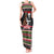 Personalized New Zealand Meri Kirihimete Tank Maxi Dress Maori Warrior with Rugby Christmas Tree LT03 Women Black - Polynesian Pride