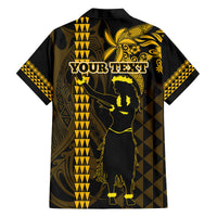 Custom Hawaii Family Matching Long Sleeve Bodycon Dress and Hawaiian Shirt Ukelele and Hula Girl Mix Kakau Pattern LT03 - Polynesian Pride