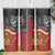 The Kingitanga - Maori King Movement Skinny Tumbler Ko Te Mana Motuhake Emblem with Moko and Polynesian Art Tattoo LT03