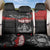 Personalised The Kingitanga - Maori King Movement Back Car Seat Cover Te Paki-o-Matariki with Silver Ferns and Polynesian Art Tattoo